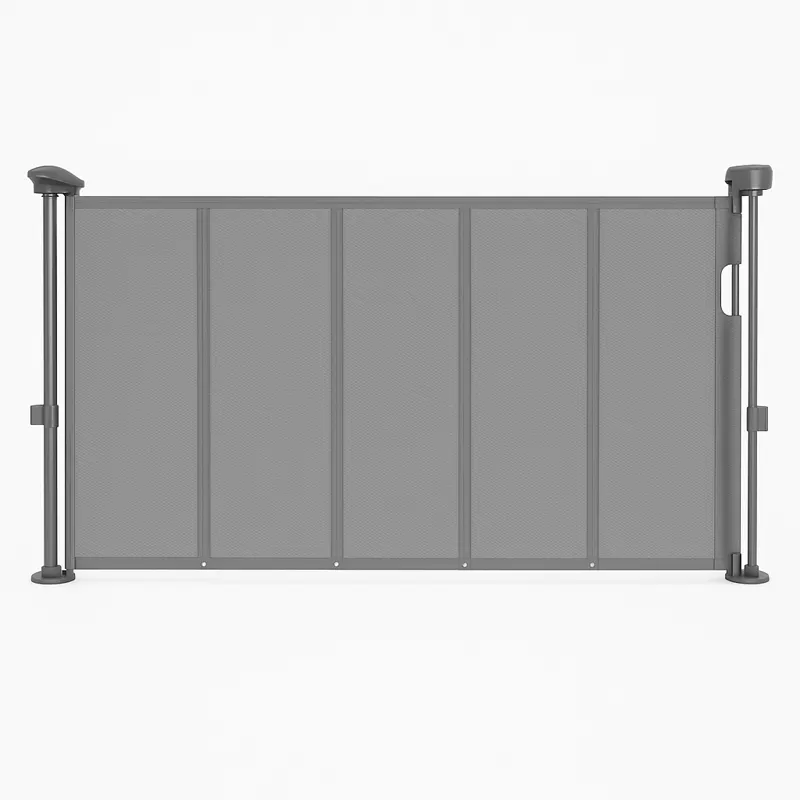 SnugGate freestanding studio product shot, gray